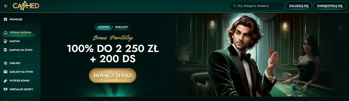 Cashed kasyno Strona główna